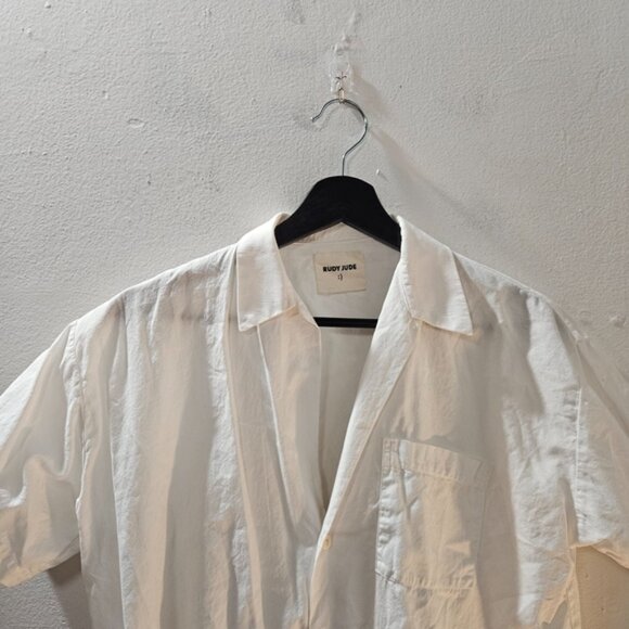 Rudy Jude Organic Cotton Boxy Cropped Shirt - Picture 3 of 6